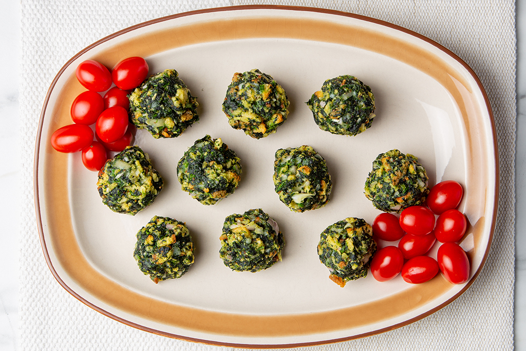 Spinach Balls with Gruyère