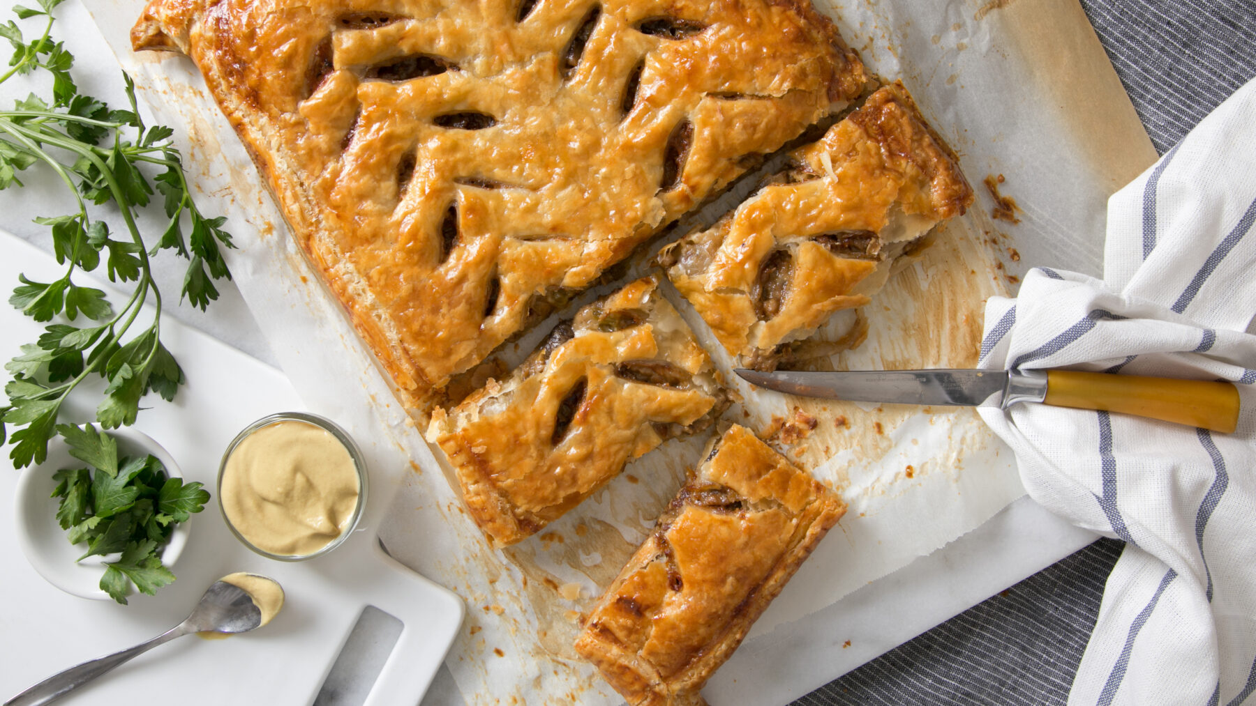 Le Gruyère® Pork & Mushroom Pie - Emmi USA