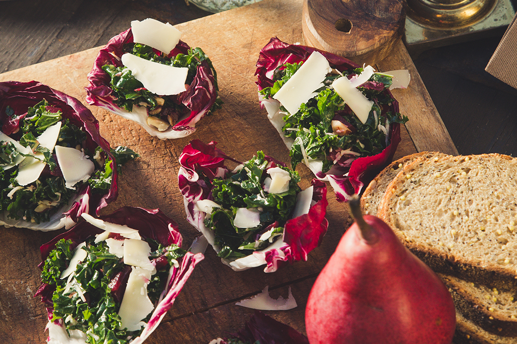 Radicchio Kale Salad Cups with Le Gruyère® - Emmi USA