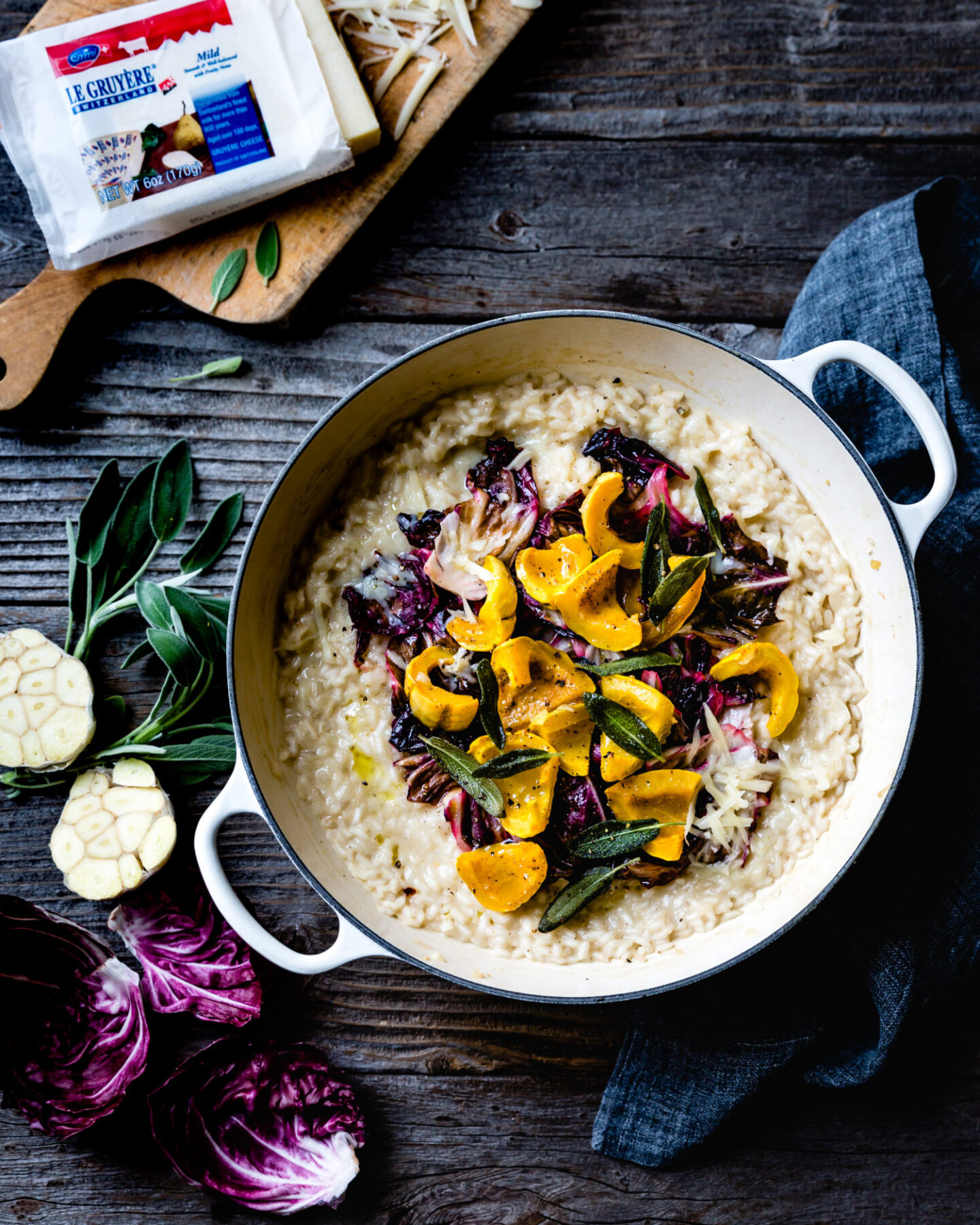Delicata Squash and Radicchio Risotto with Le Gruyère® - Emmi USA