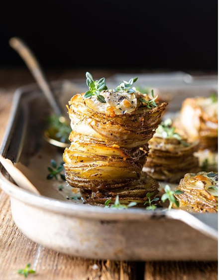 Thyme and Le Gruyère® Potato Stacks - Emmi USA