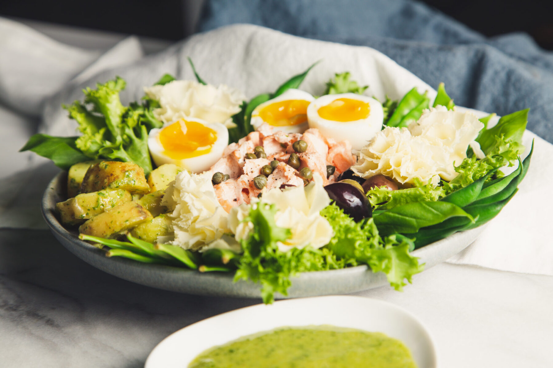 Nicoise Salad with Tête De Moine - Emmi USA