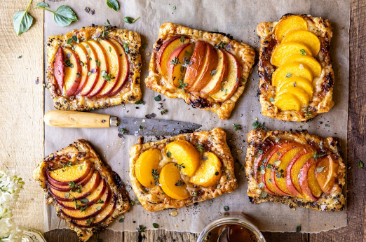 Peach Thyme Tarts - Emmi USA