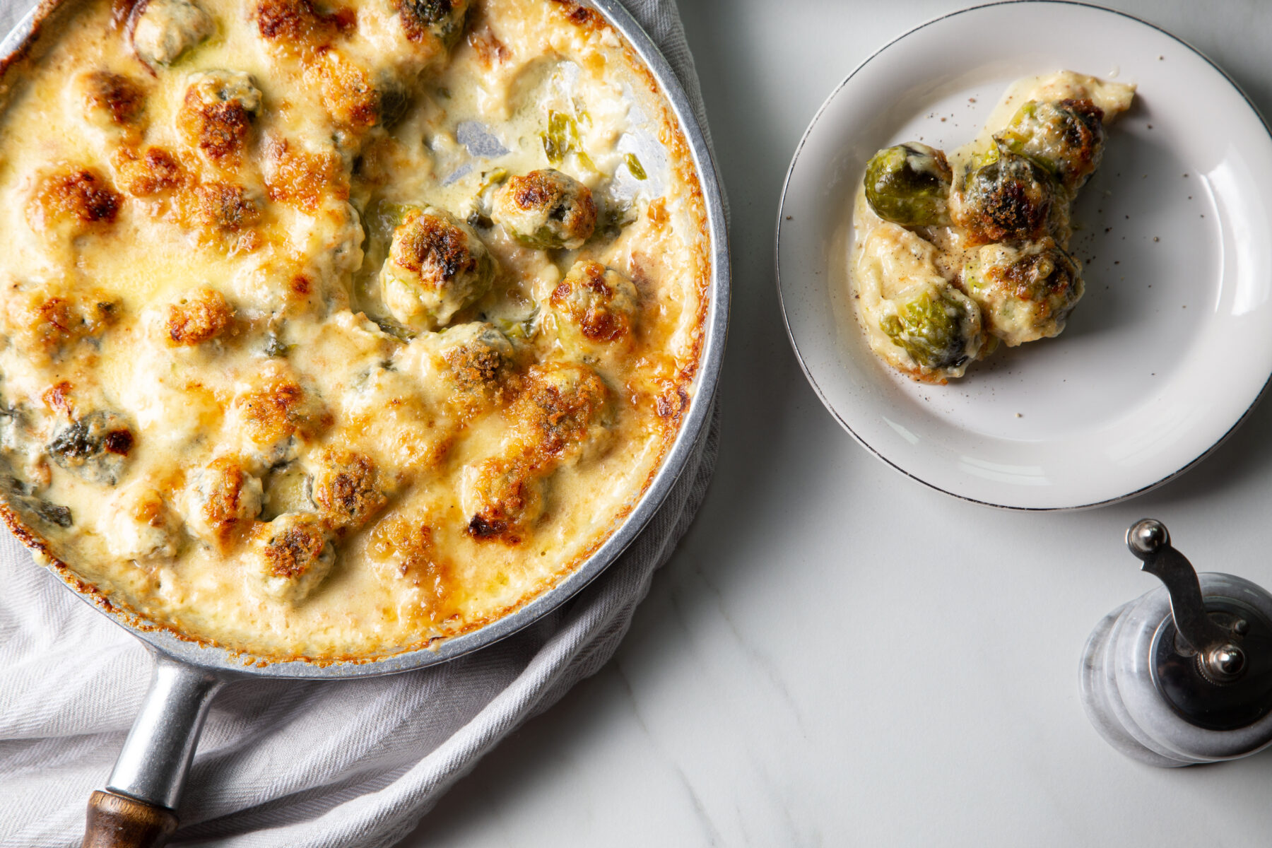 Raclette & Brussels Sprout Gratin - Emmi USA