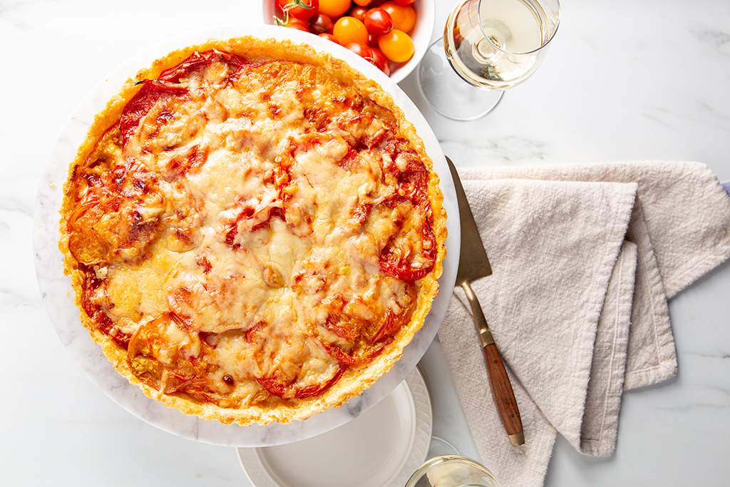 Roasted Tomato and Gruyère Tart - Emmi USA