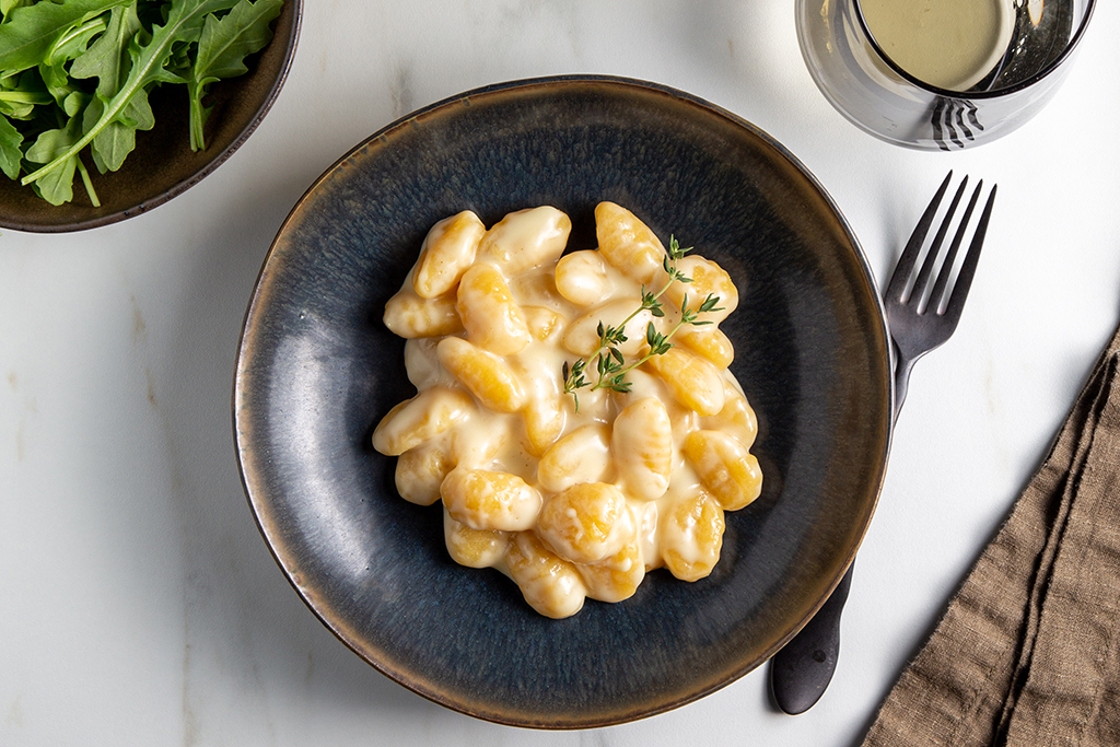 Gnocchi in Cheese Fondue Sauce - Emmi USA