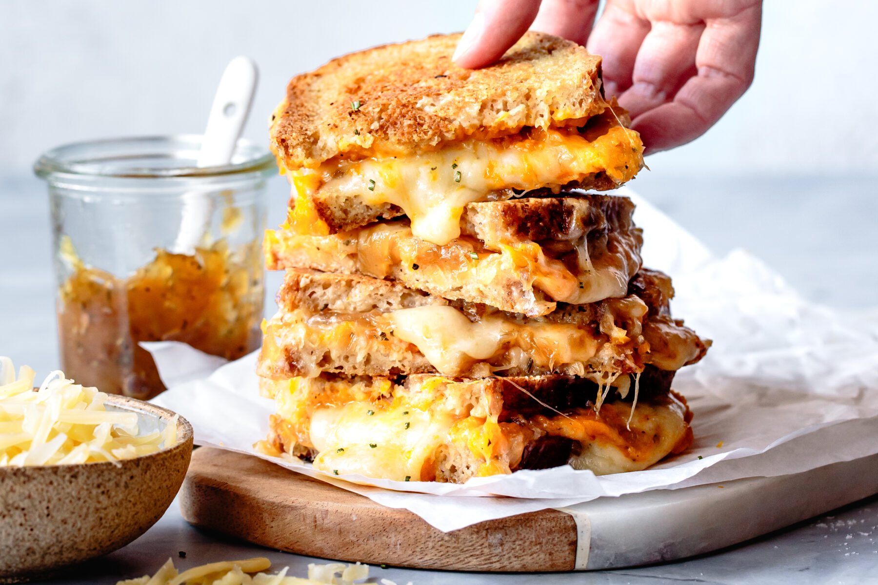 Gruyère & Butternut Squash Grilled Cheese Emmi USA